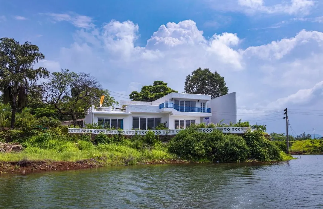 Saffronstays Kairos Athena, Karjat - Greek Style Pool Villa Near Camp Max-1